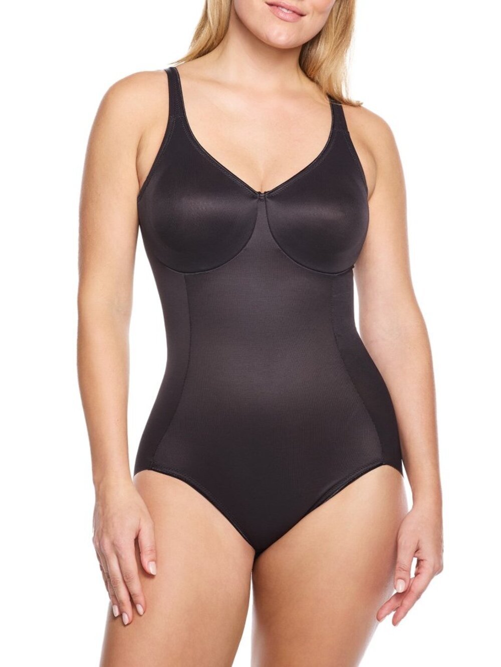 Cupid Intimates Unbelievable Comfort® Shaping Bodysuit - Black
